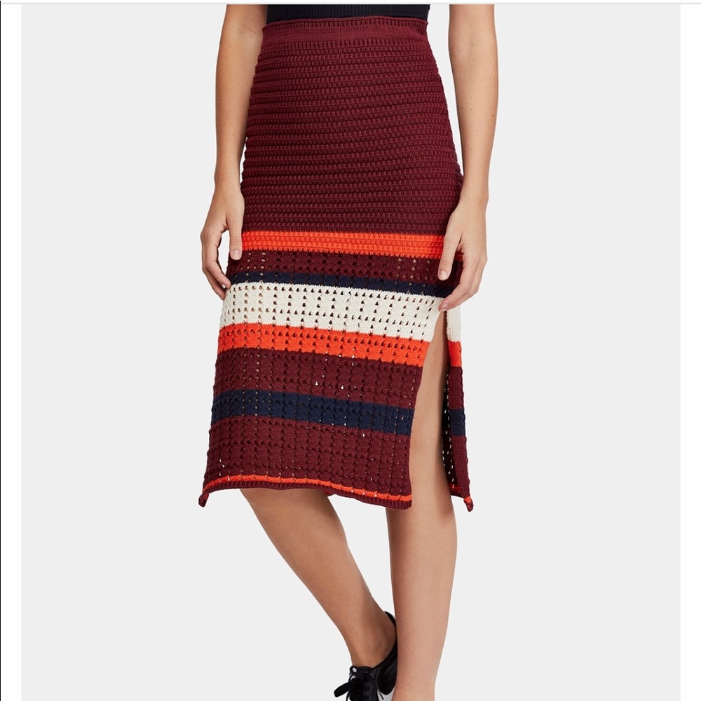 Free People's cotton skirt is knit to perfection - Picture 5 of 5
